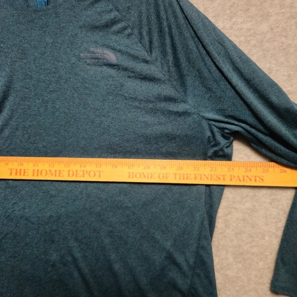 THE NORTH FACE Mens XL Blue‎ Long Sleeve Crew Neck Standard Fit